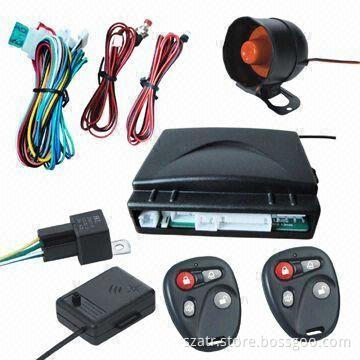 Car Alarm System with Positive and Negative Side-door Triggering Function